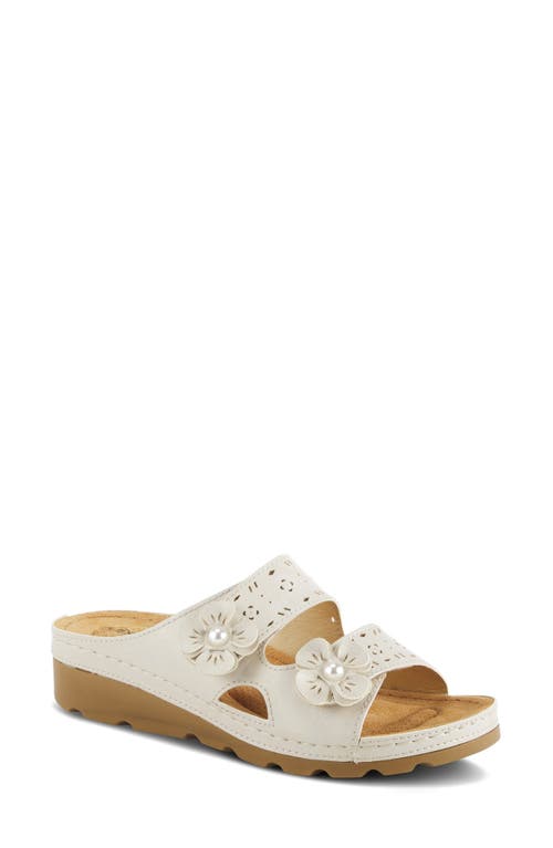 Flexus By Spring Step Pamola Wedge Slide Sandal