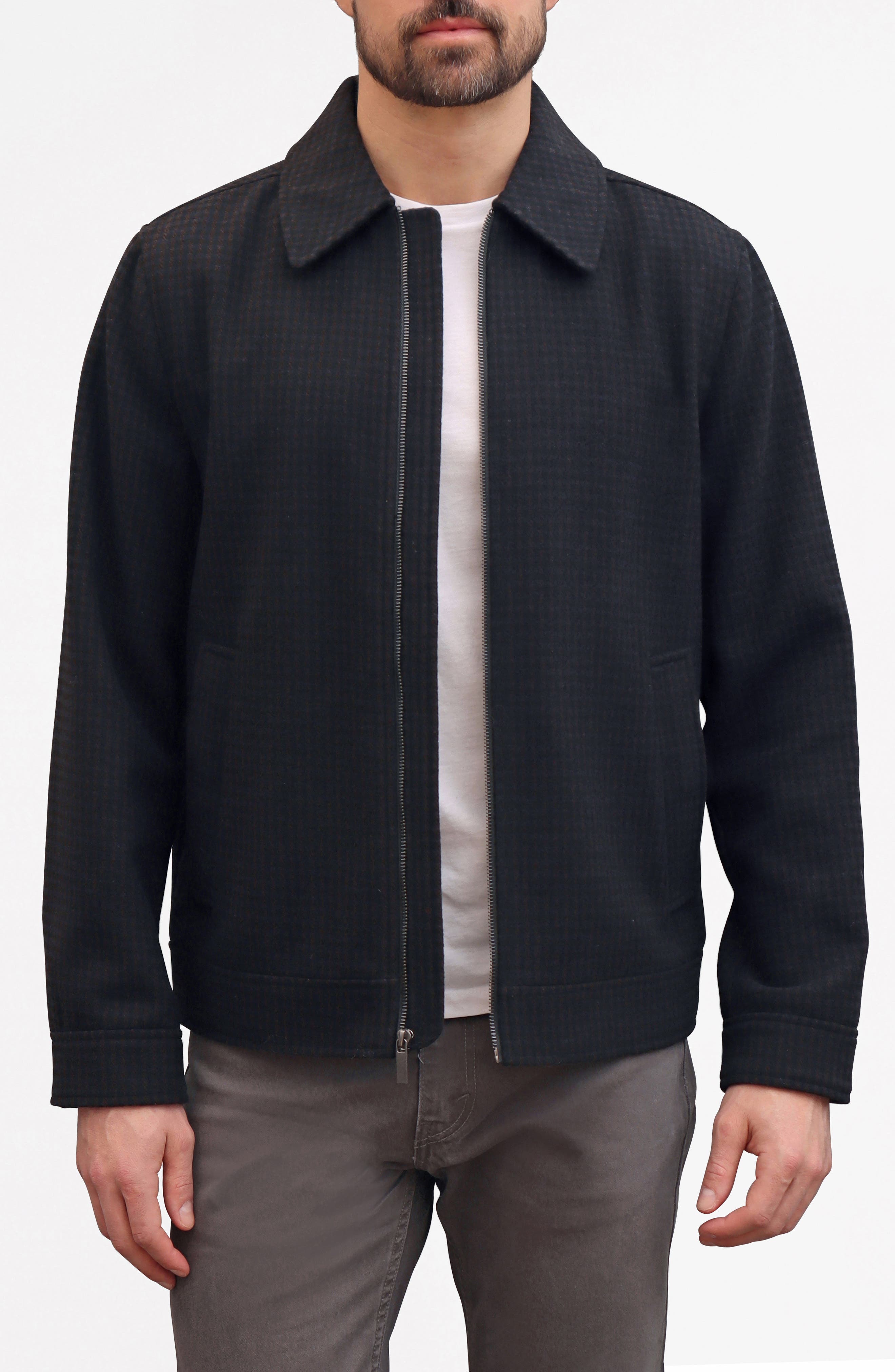 Zip Up Blouson Jacket