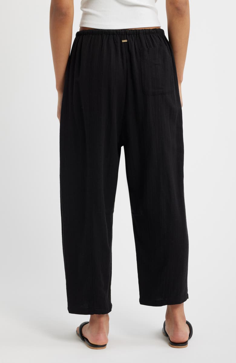 Rip Curl Vibe Surf Barrel Leg Drawstring Pants, Alternate, color, Black