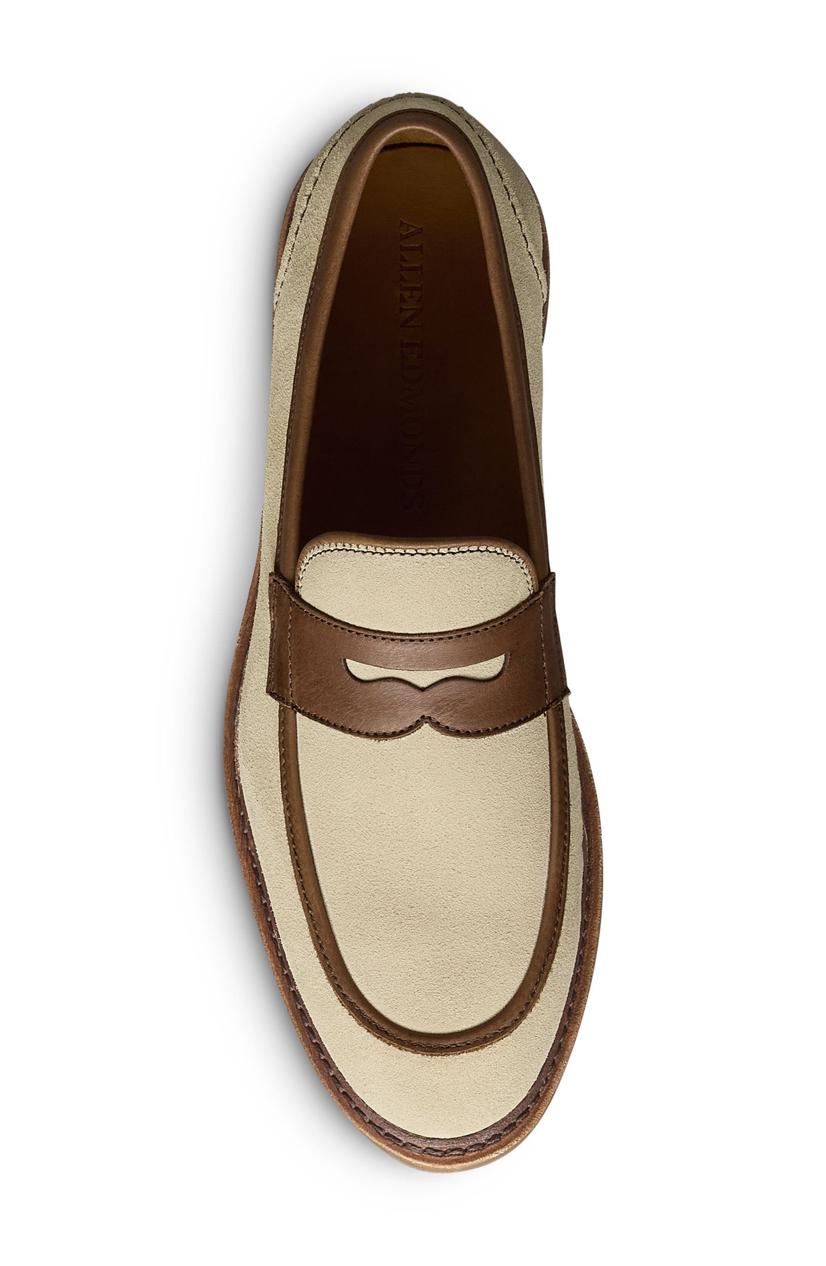 Allen Edmonds Randolph Verse Penny Loafer, Alternate, color, Sand/ Chili