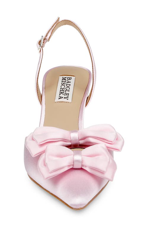 Badgley Mischka Collection Giovanna Slingback Pointed Toe Pump