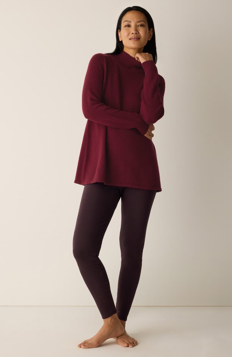 Eileen Fisher High Waist Ankle Leggings, Alternate, color, Casis