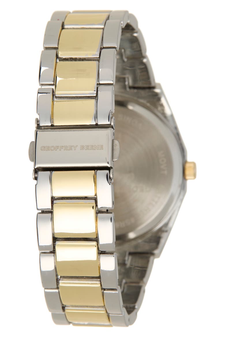 Diamond Two-Tone Bracelet Watch, 43mm, Alternate, color, TWO TONE