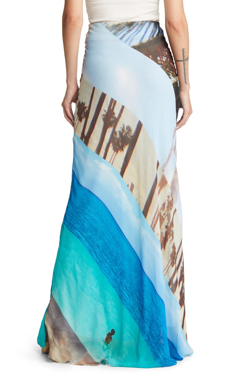 rag & bone Wren Stripe Bias Cut Skirt, Alternate, color, 