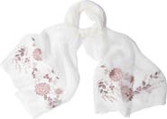 SAACHI Floral Embroidered Scarf