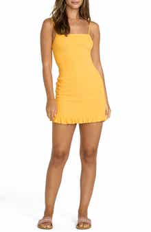 Billabong So Bright Smocked Minidress