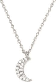 Kate Spade New York pavé moon pendant necklace