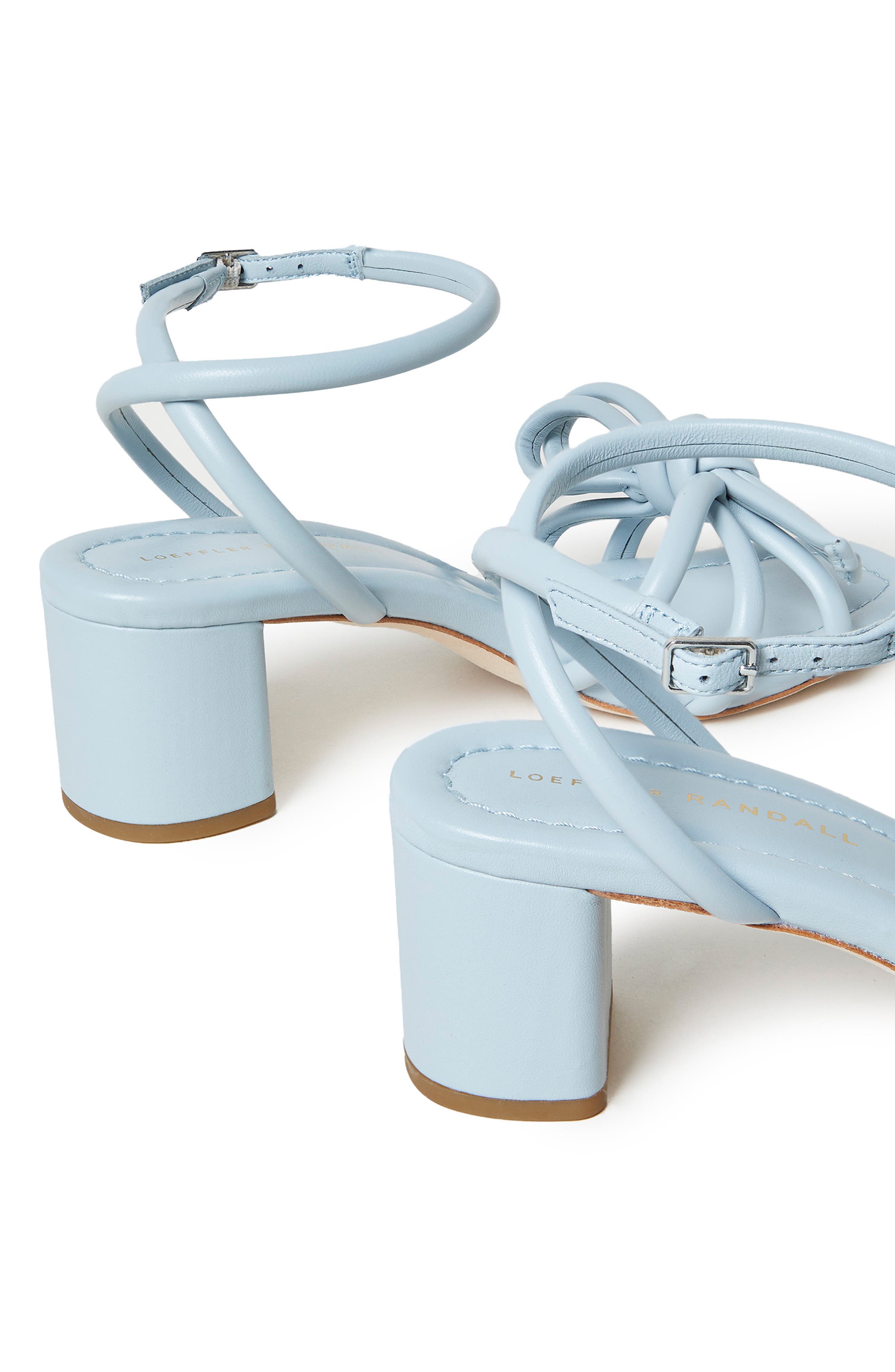 Loeffler Randall Mikel Bow Sandal, Alternate, color, Blue