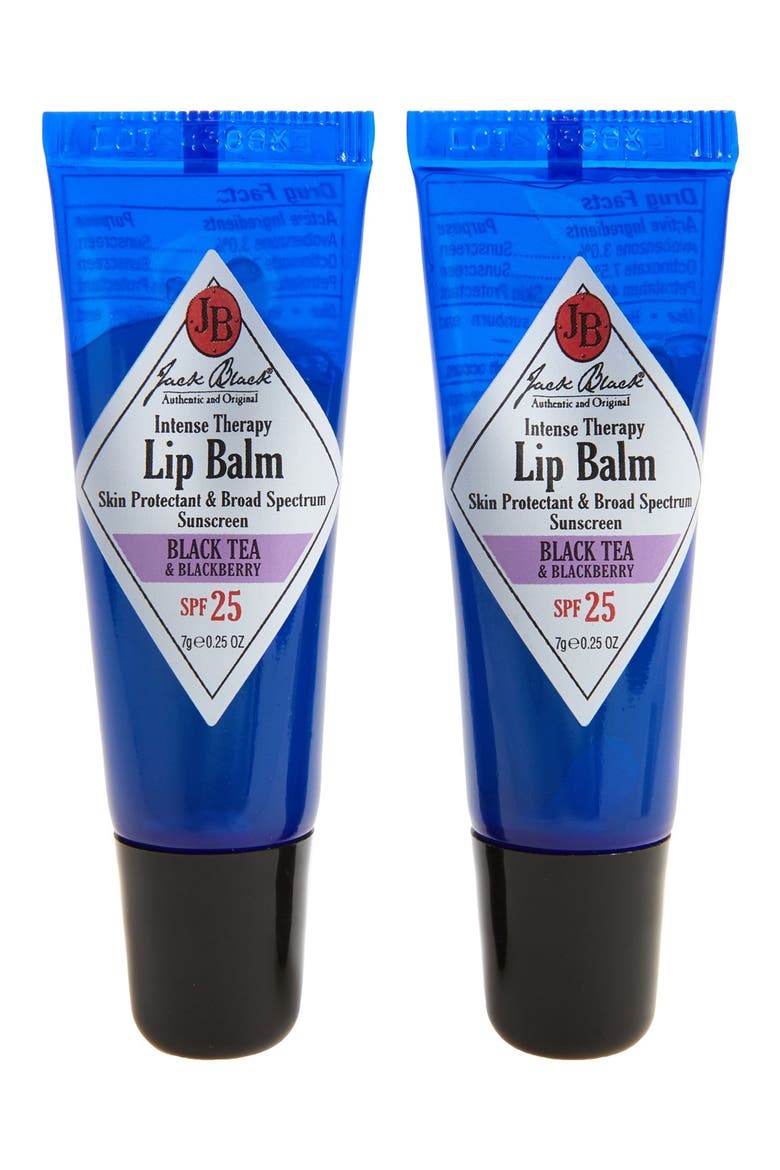 Intense Therapy Lip Balm SPF 25 Duo (Nordstrom Exclusive), Main, color, BLACK TEA BLACKBERRY