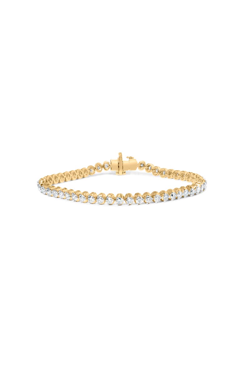 10K Yellow Gold 4.0 Cttw Lab Grown Diamond Tennis Bracelet, Main, color, Yellow Gold