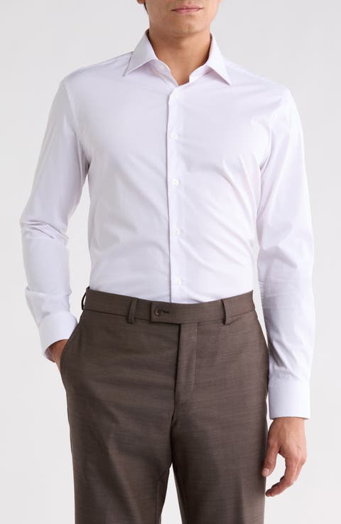 Regular Fit Stretch Dress Shirt
