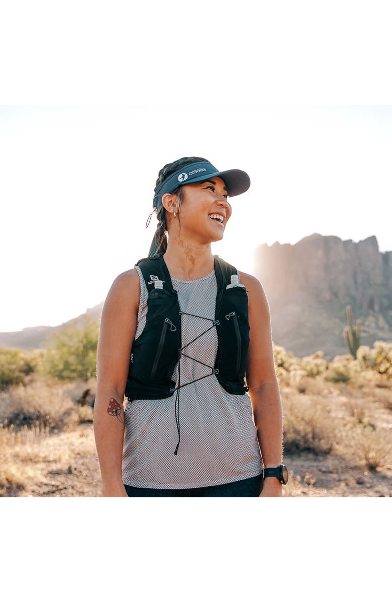 Oiselle Flyout Trail Tank Top - Women's, Alternate, color, Black/White