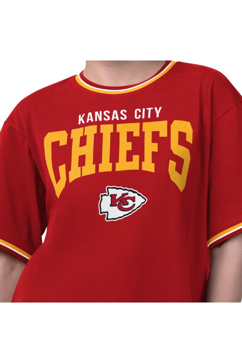 Women's Starter  Red Kansas City Chiefs Ace Cropped T-Shirt, Alternate, color, Red