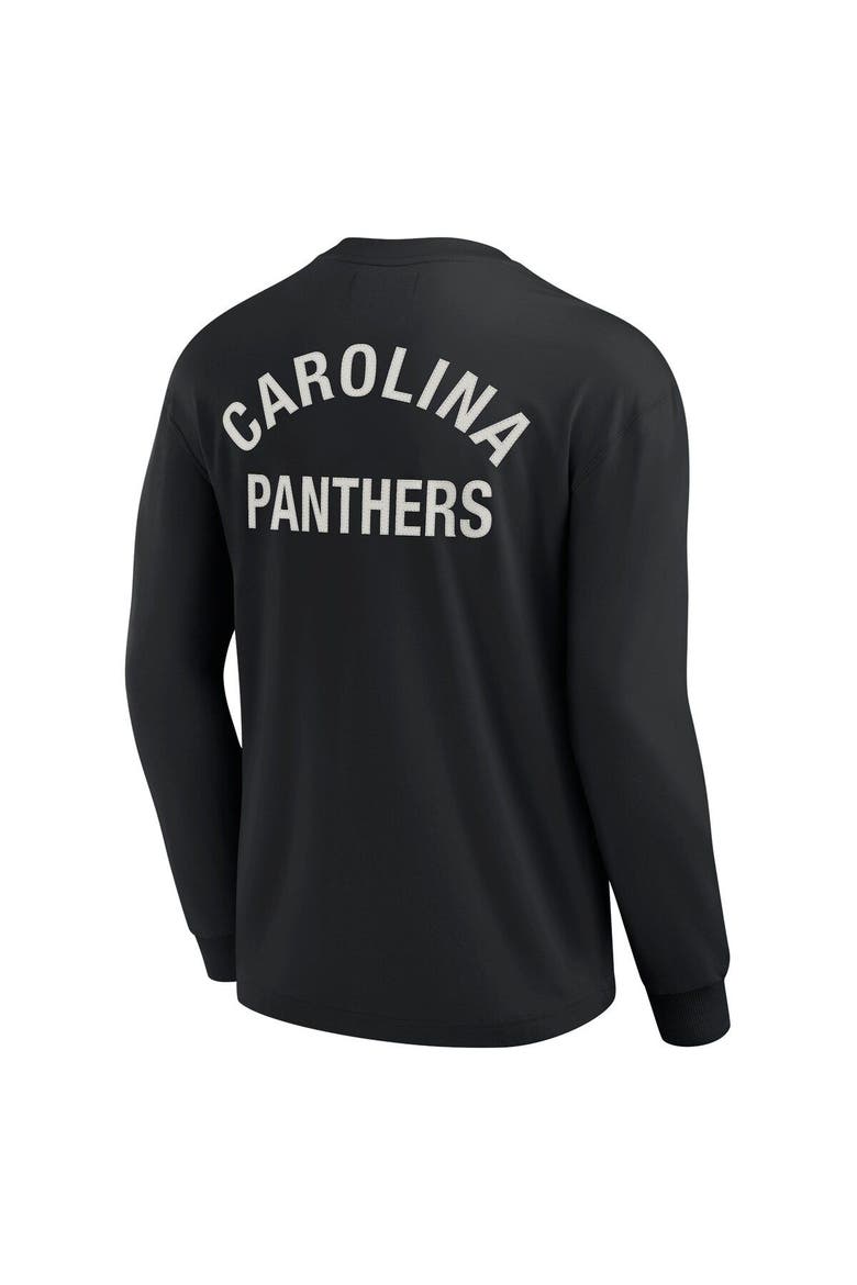 Unisex Fanatics Signature Black Carolina Panthers Elements Super Soft Long Sleeve T-Shirt, Alternate, color, Black