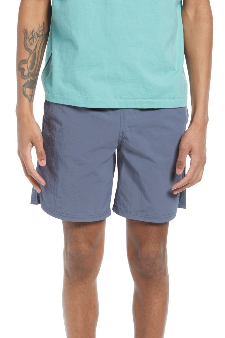 Nylon Shorts, Main, color, GREY GRISAILLE