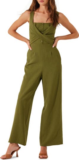 ASTR the Label Cross Front Jumpsuit Nordstrom