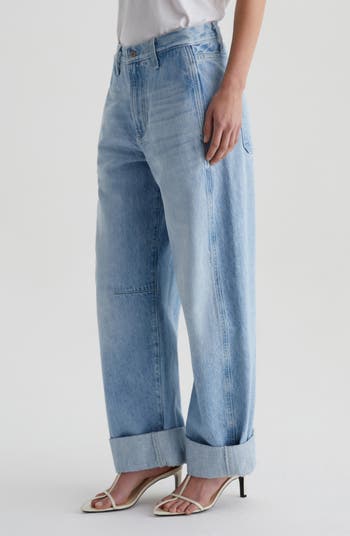 Mercer Cuffed Barrel Jeans