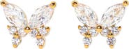Girls Crew Remember Me Butterfly Stud Earrings