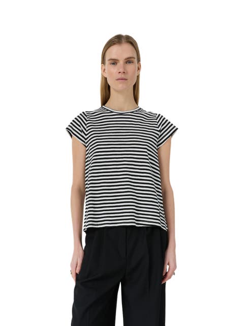 Mayane Striped Crew Neck T-Shirt