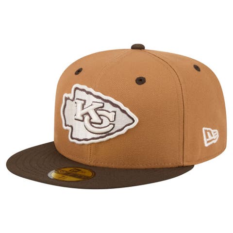 Men's New Era  Light Brown/Dark Brown Kansas City Chiefs Two-Tone Walnut 59FIFTY Fitted Hat