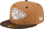 New Era Men's New Era Light Brown/Dark Brown Kansas City Chiefs Two-Tone Walnut 59FIFTY Fitted Hat
