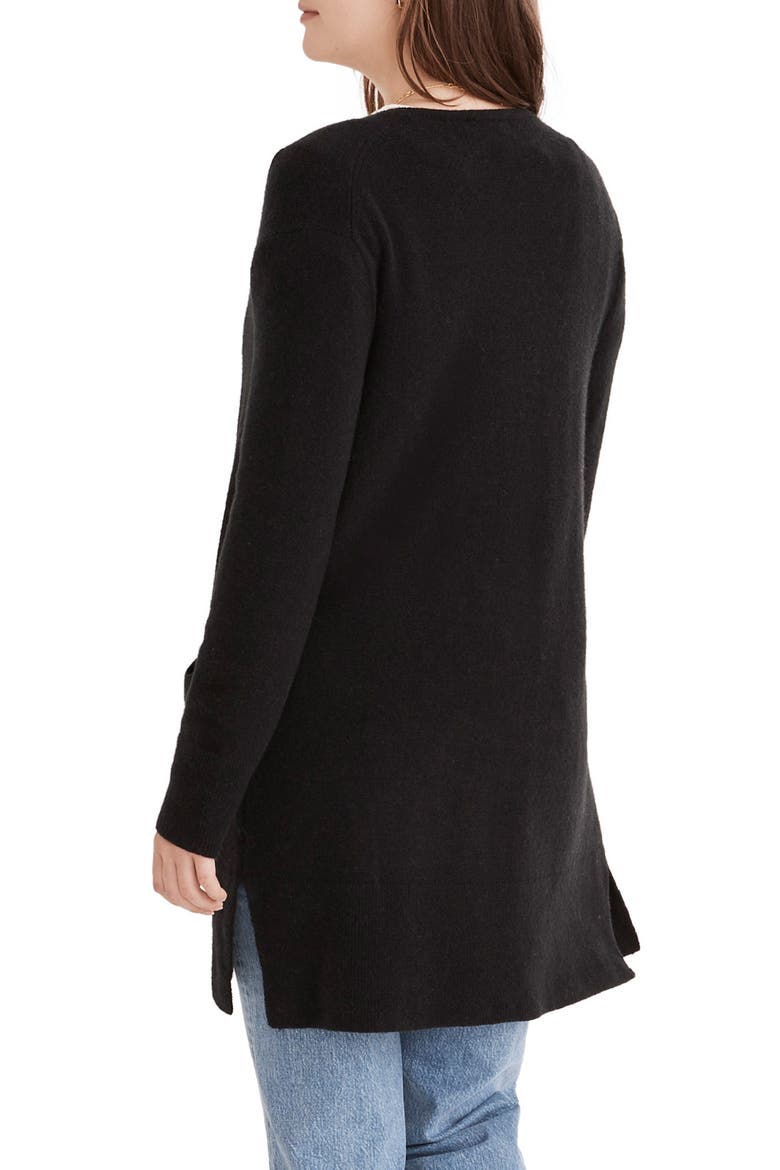 Kent Cardigan Sweater, Alternate, color, TRUE BLACK