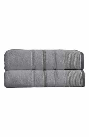 Woven & Weft Luxurious Cotton 2-Pack Decorative Bath Towel Set