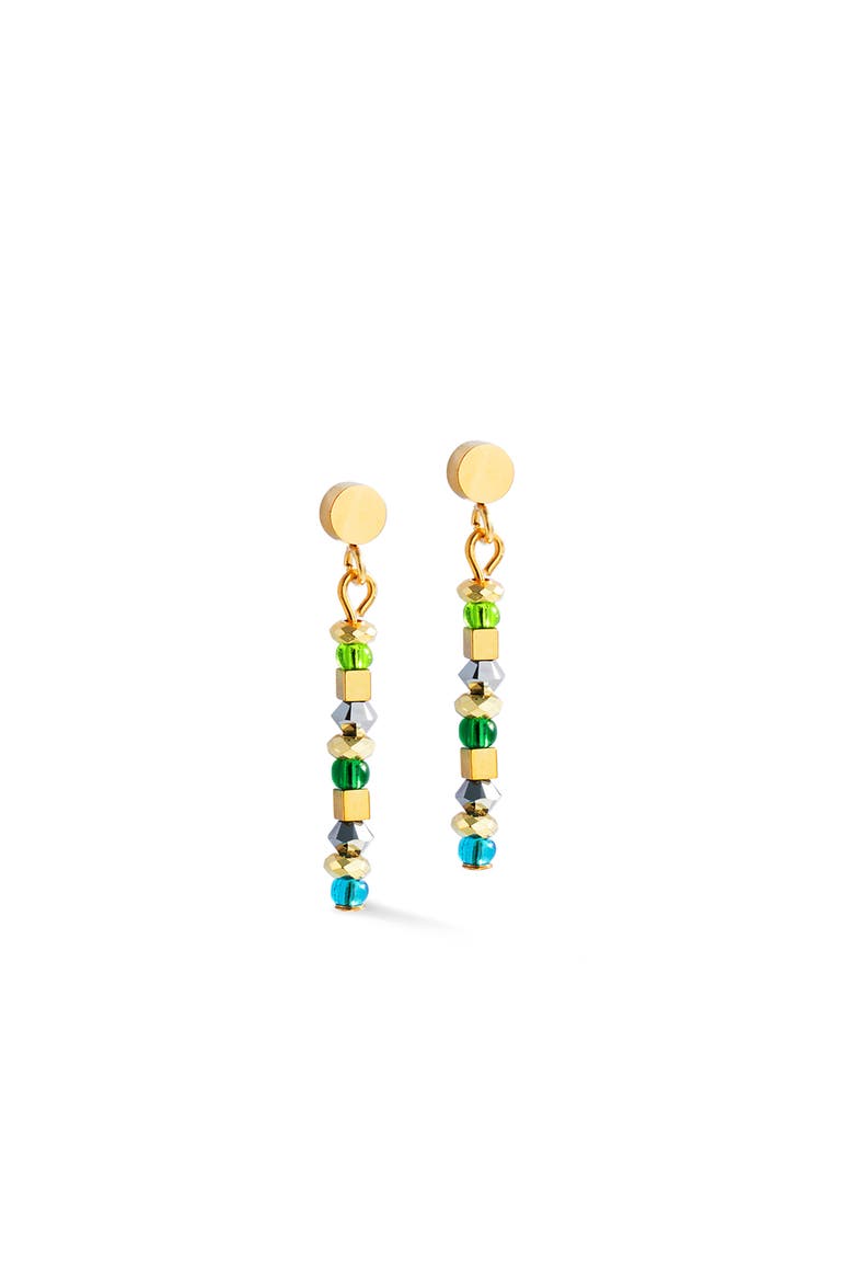 Golden Whisper Earrings, Alternate, color, Rainbow