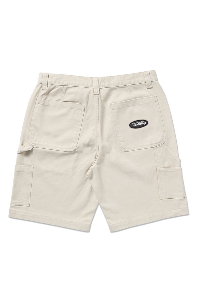 Billabong Bad Dog Denim Shorts, Alternate, color, Chino