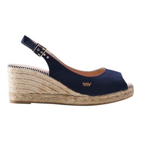 Gavina Canvas Espadrille Sandal Wedges