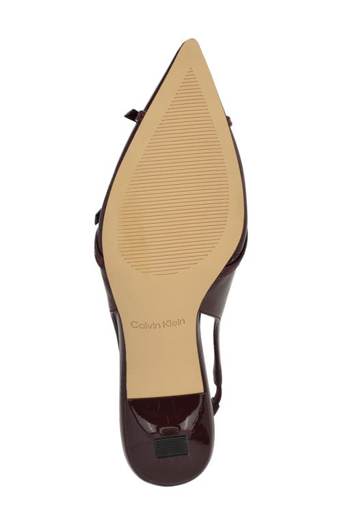 Calvin Klein Tulissa 2 Pointed Toe Slingback Pump In Multi