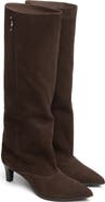 NeroGiardini Cuff Pointed Toe Knee High Boot