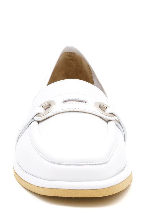 Amalfi By Rangoni Generosa Penny Loafer In Bianco Vapor