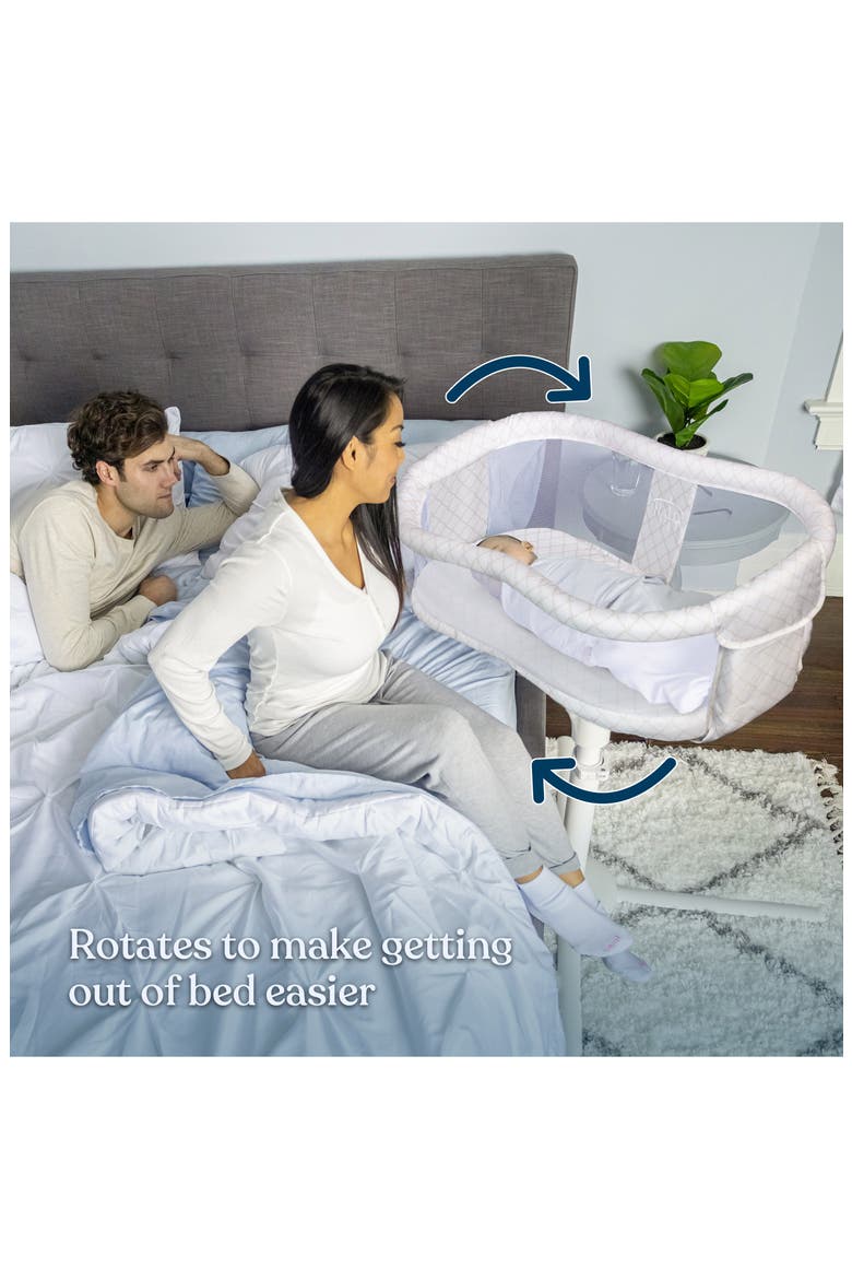 HALO® Bassinest™ Essentia Series Bedside Swivel Sleeper, Alternate, color, NAUTICAL NET
