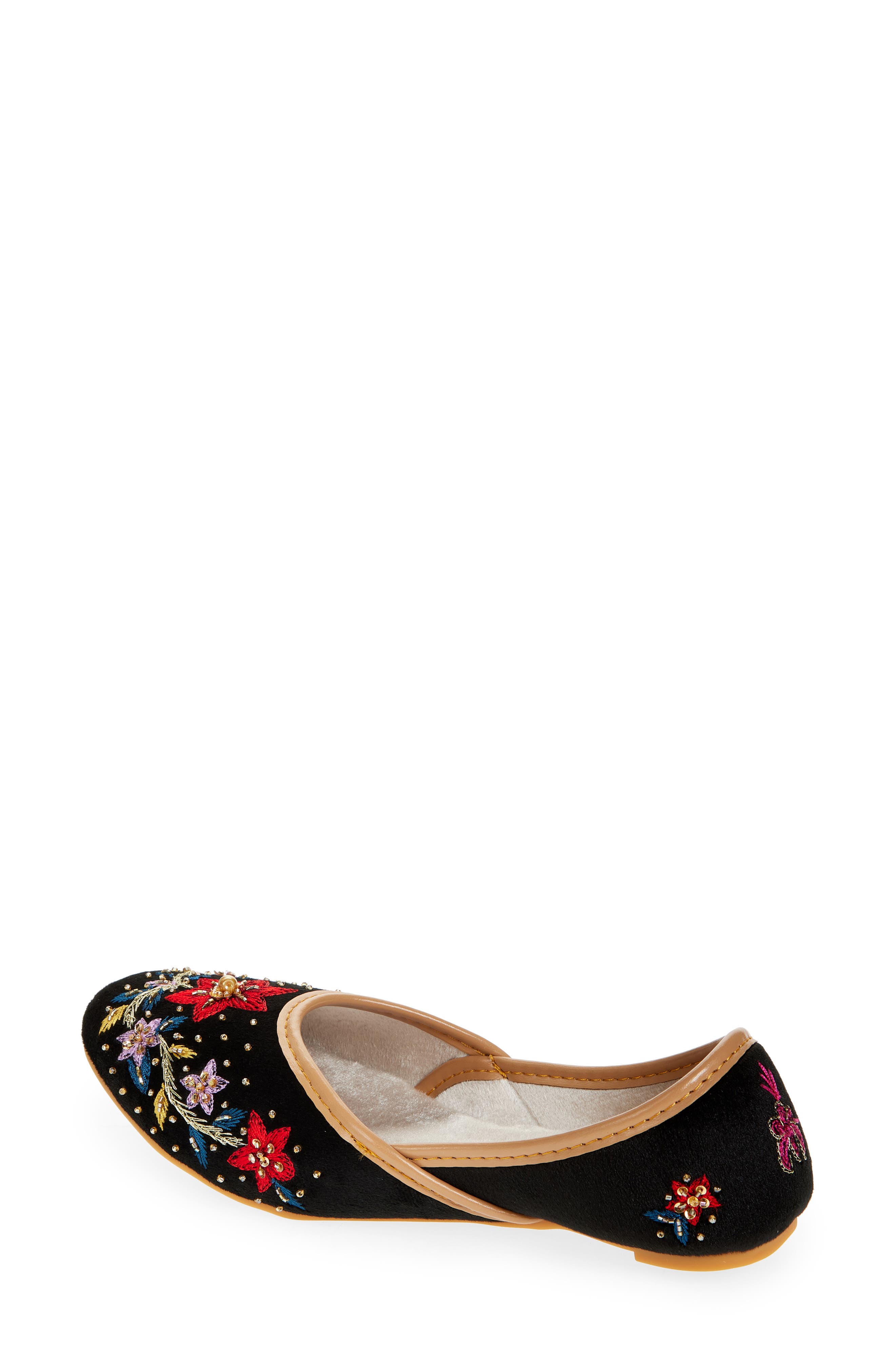 FUCHSIA Lotus Flat, Alternate, color, Black