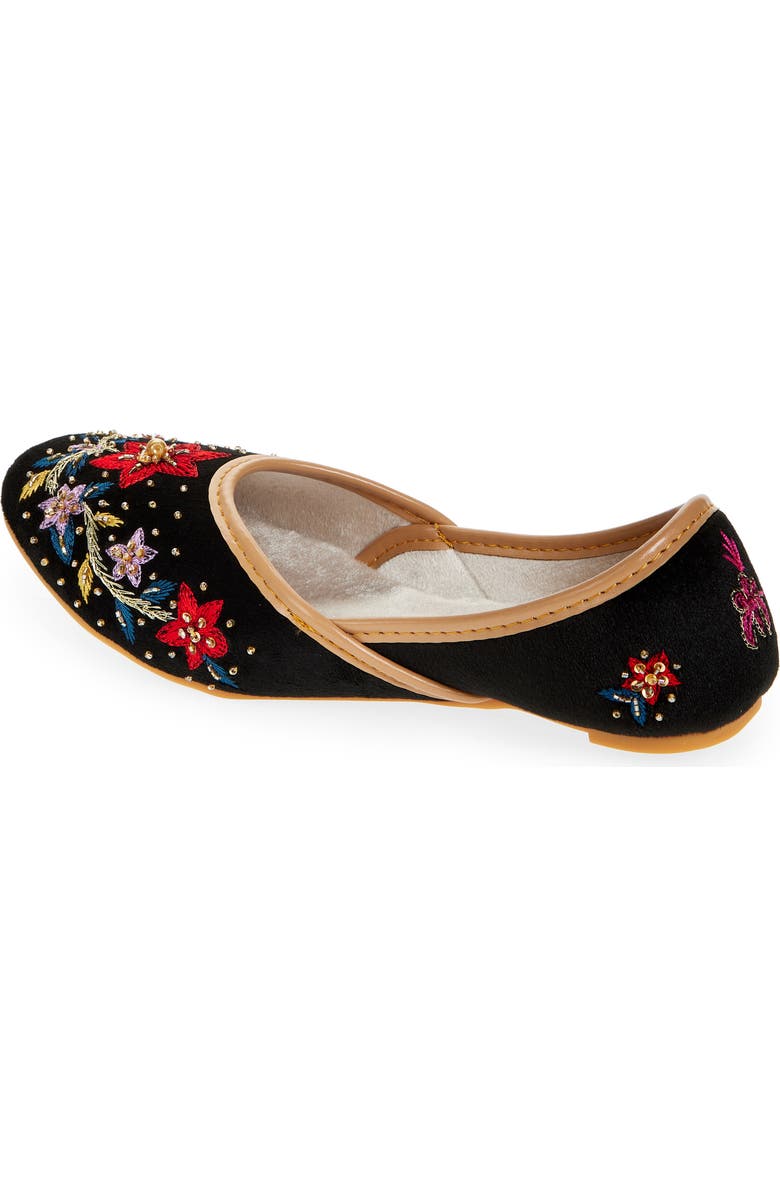 FUCHSIA Lotus Flat, Alternate, color, Black