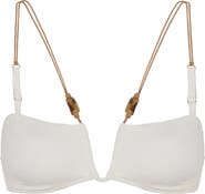 ViX Paula Hermanny Firenze Lesley Carol Beaded Bikini Top