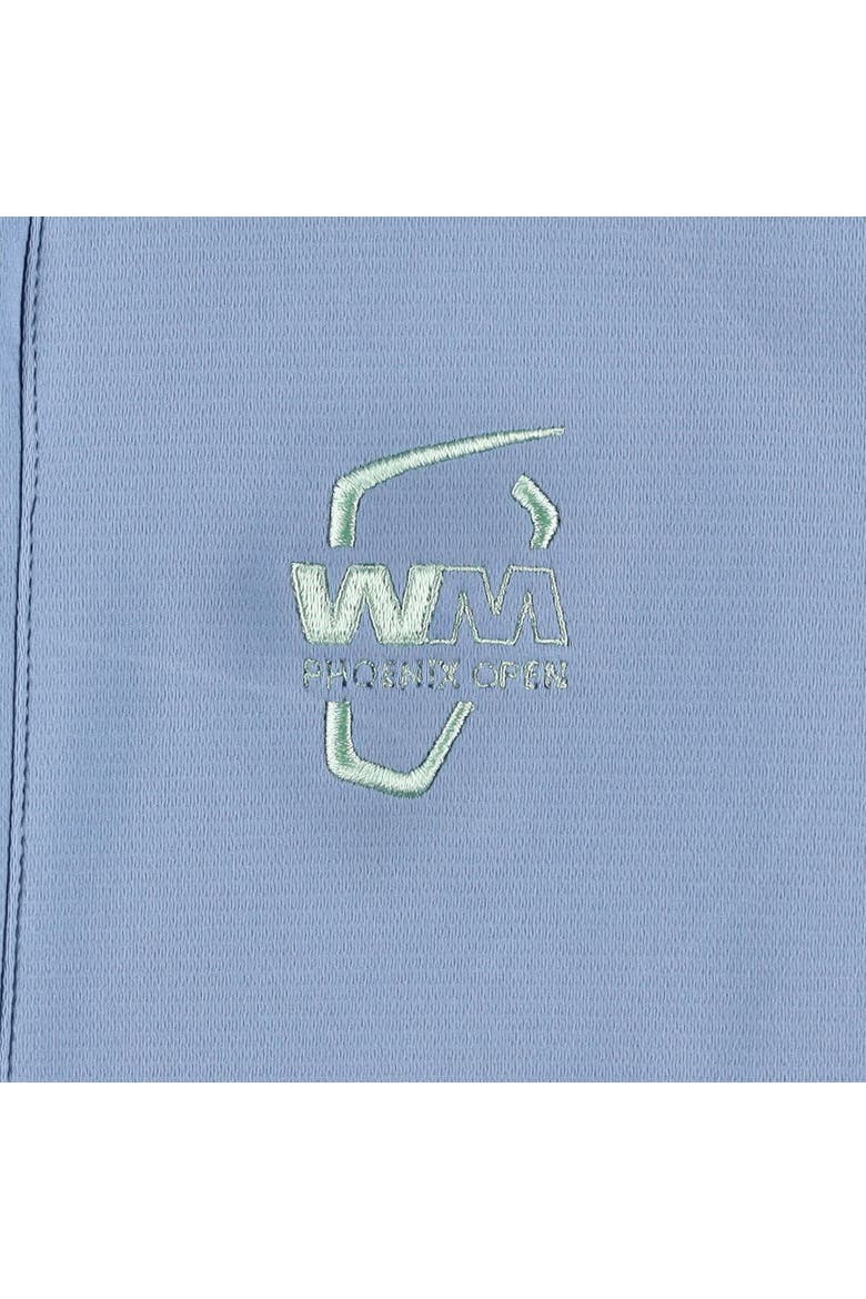 Men's FootJoy  Blue WM Phoenix Open Ottoman Knit Full-Zip Vest, Alternate, color, Blue
