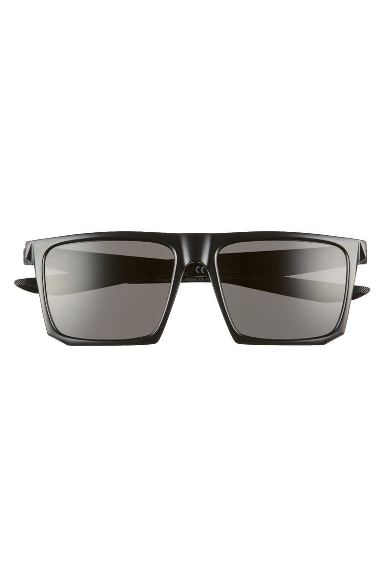 Ledge 56mm Sunglasses, Alternate, color, BLACK/ DARK GREY