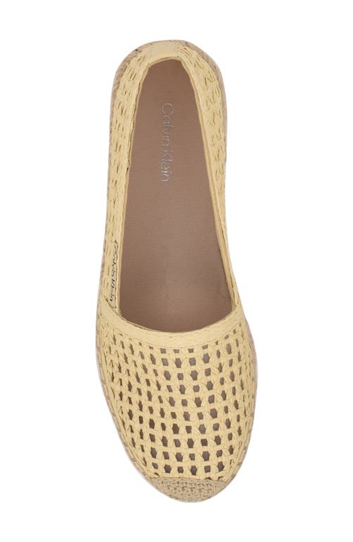 Calvin Klein Women's Women's Presley Espadrille In Light Natural