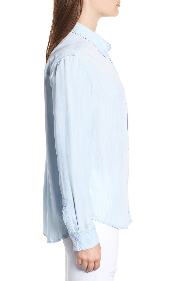 Ingrid Chambray Shirt, Alternate, color, LIGHT VINTAGE