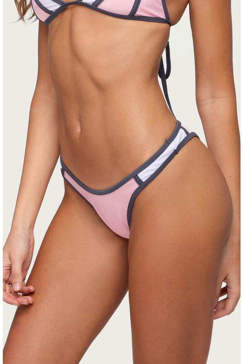 Adrie Contrast Bikini Bottoms, Alternate, color, LIGHT-PINK