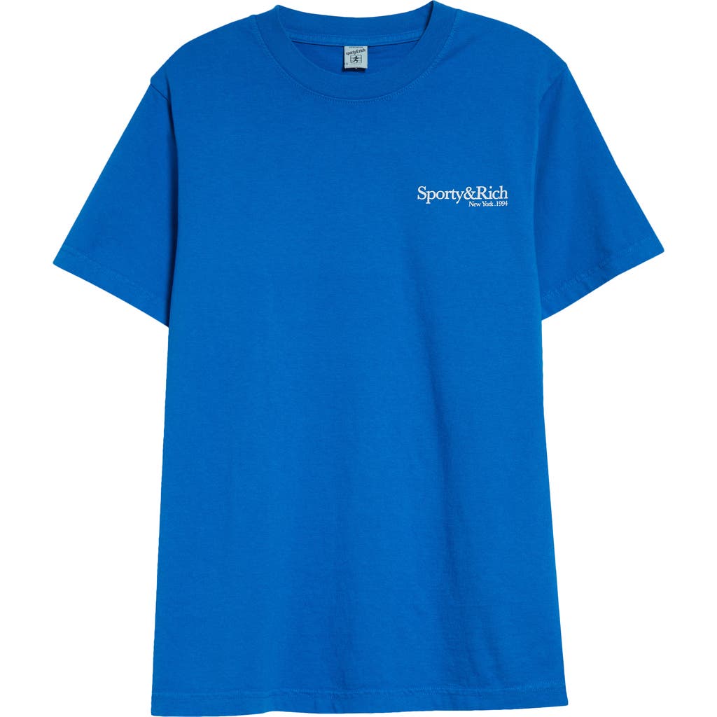 Sporty And Rich Sporty & Rich Health Is Wealth Cotton Graphic T-shirt