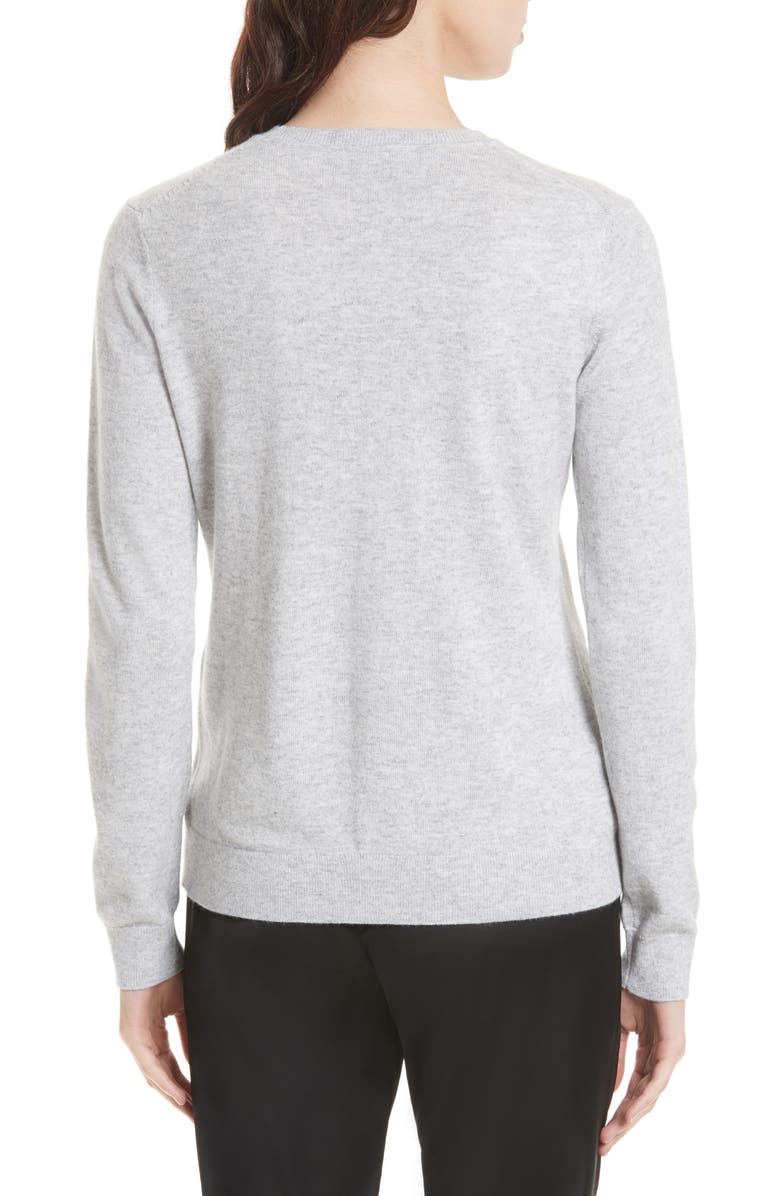 Ted Baker London Jaya Lace Hem Sweater, Alternate, color,