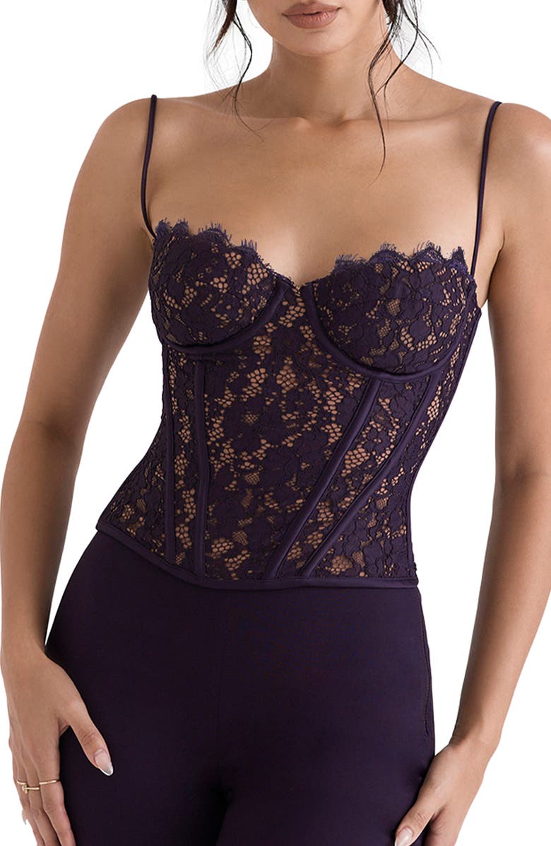 HOUSE OF CB Mila Underwire Corset Camisole, Alternate, color, 