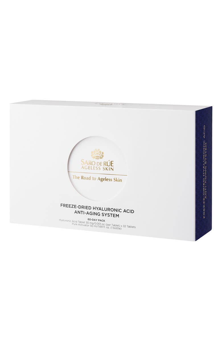 Saro De Rúe Freeze-Dried Hyaluronic Acid Pure Actives Anti-Aging System, Main, color,