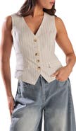 FREEMARKET Striped Vest