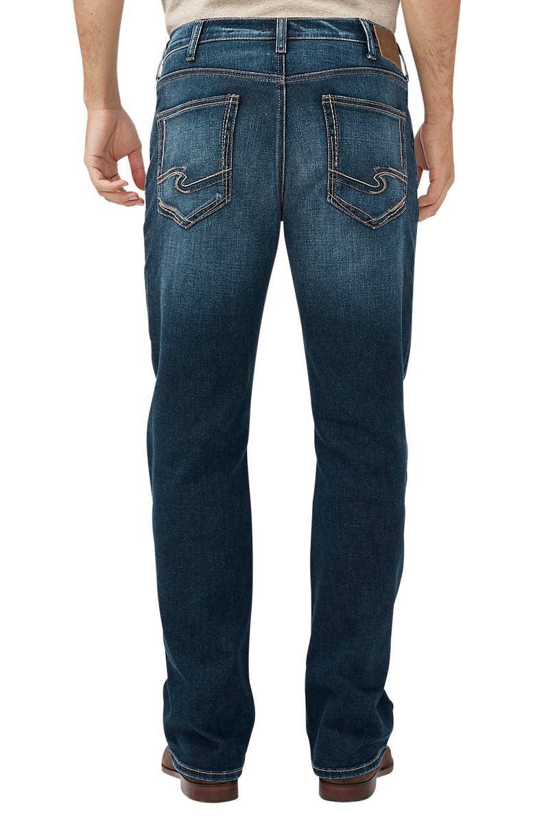 Silver Jeans Co. Zac Relaxed Straight Leg Jeans, Alternate, color, 