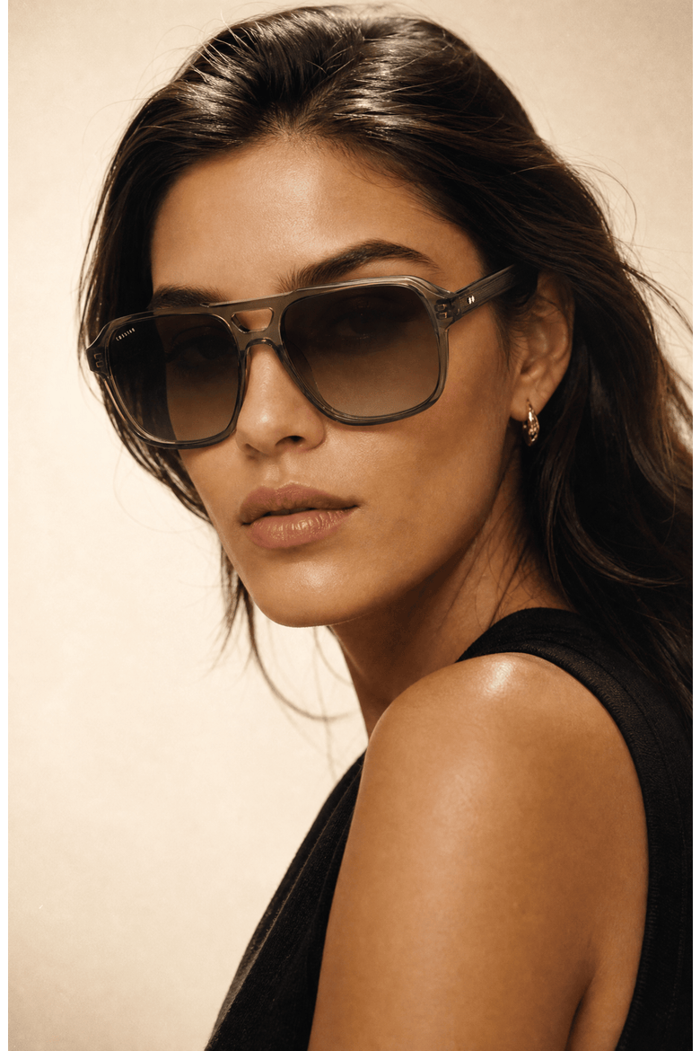 Versailles 56mm Aviator Sunglasses, Alternate, color, Green