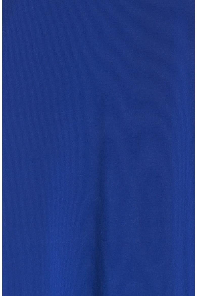 Illusion Panel A-Line Gown, Alternate, color, COBALT